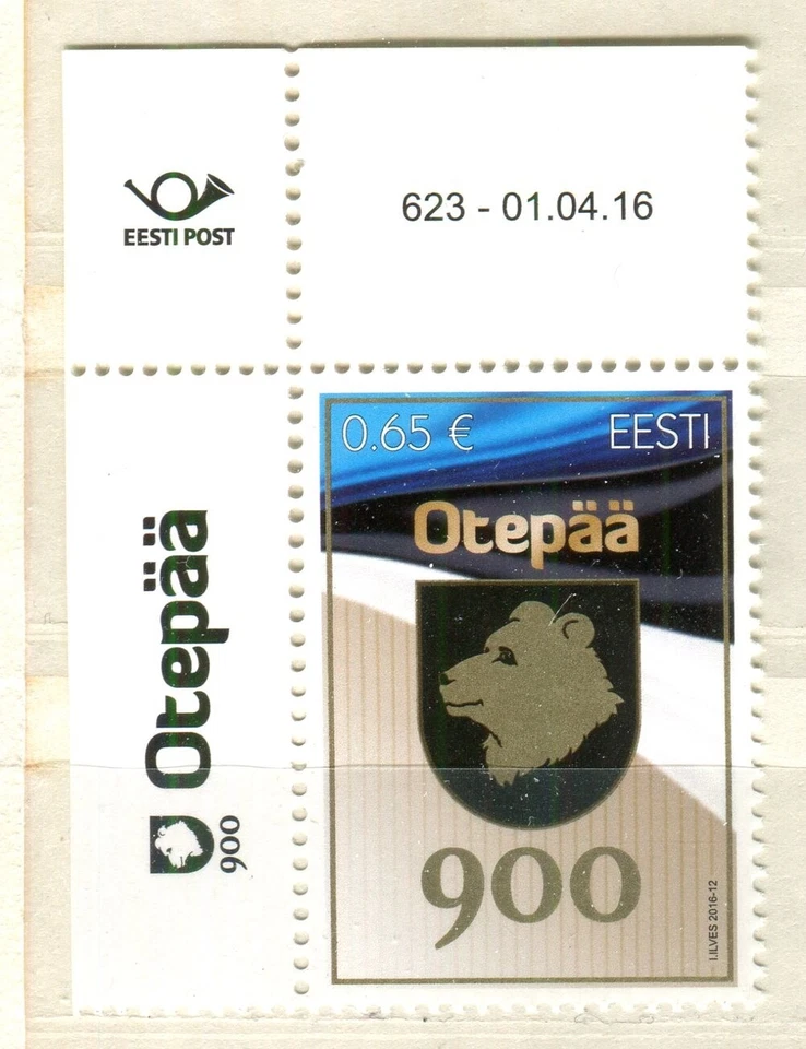 EST_623 2016 Estonia Otepää oso FAUNA YV MNH Foto 1 de 1