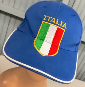 Italy Italia Racing Stripe Flag Tourist Lightweight Adjustable Baseball Cap Hat - Picture 1 of 4