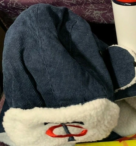 2021 SGA Minnesota Twins Pepsi Corduroy Bomber Hat Cover