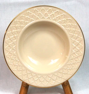 Vintage Lenox Jacquard Gold USA Fruit Dessert Bowl Retired Pattern Made in USA - Picture 1 of 4