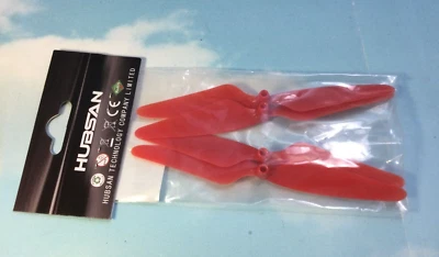 Original Hubsan H502E and 502S Quadcopter Propeller Blades Full Set 502E-03 Red - Image 1 of 4