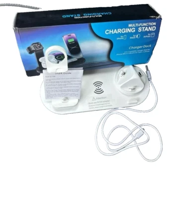 3 in 1 Rotatable Charging Dock for Iphone/Watch/Micro USB phone/Type-C Phone - Image 1 of 2