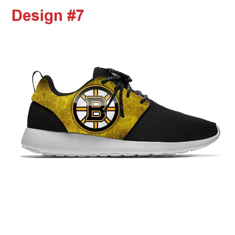 BOSTON BRUINS Men's Women's Kids lightweight Shoes Sneakers ICE HOCKEY Team NEW Cover