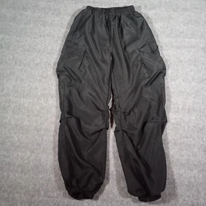 Shein Cargo Pants Teens 11 12 Year Black Baggy Y2K Streetwear Hip Hop Skater - Picture 1 of 14