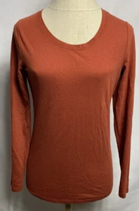No boundaries women long sleeves top sz M Orange - Picture 1 of 2