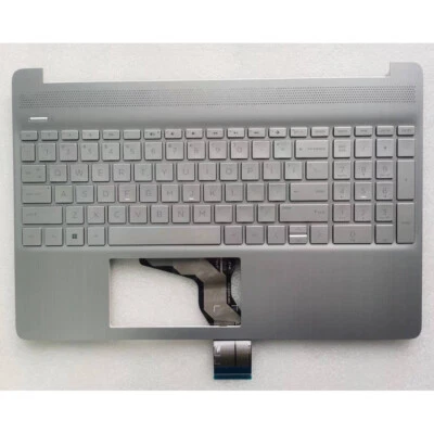 NEW For HP Pavilion 15-DY 15-EQ 15-EF 15S-FQ 15S-FR Palmrest Cover Keyboard - Image 1 of 4