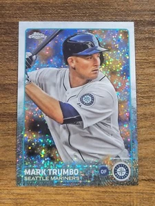 2015 Topps Chrome Update #US294 Mark Trumbo Sparkle Refractor SP Rare - Picture 1 of 2