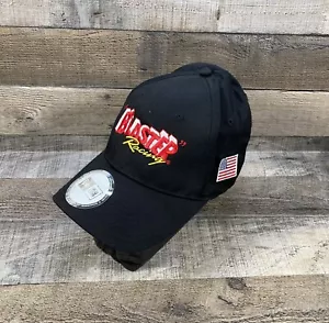 New Era Blaster Racing Hat Medium - Large Stretch Flex Black USA New With Tags!! - Picture 1 of 9