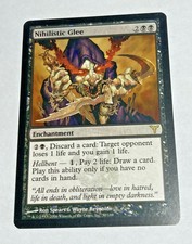 Nihilistic Glee Dissension Black Rare NM Magic The Gathering MTG Hard_8s_Magic