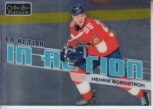 2018-19 O-Pee-Chee Platinum In Action #IA21 Henrik Borgstrom Panthers