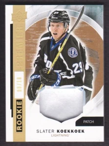 2015-16 Upper Deck Premier Rookie Jersey Patch #R-21 Slater Koekkoek 08/10 - Picture 1 of 2