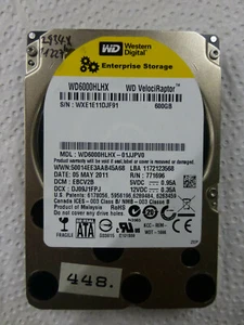 Western Digital WD VelociRaptor WD6000HLHX 600GB 2,5 Enterprice Storage Smart Pr - Bild 1 von 3