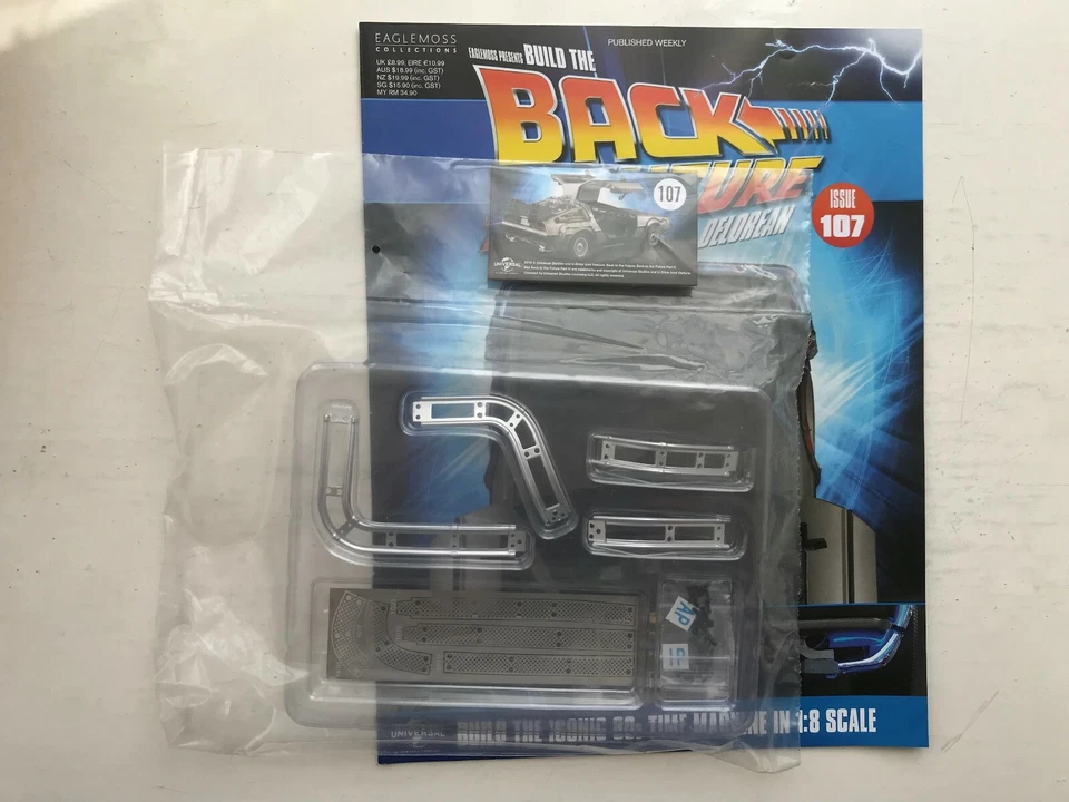 1:8 Scala Eaglemoss Ritorno Al Futuro Costruire il Proprio Delorean Numero 107+ - Immagine 1 di 1