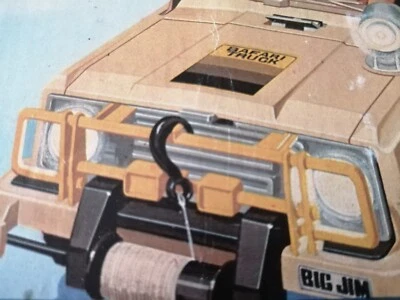 Mattel Big Jim Feux Avant Original Du 4x4 Commando  Ou Safari  - Photo 1/4