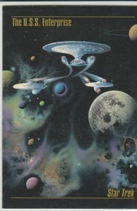 1993 STAR TREK CARD MASTER SERIE - THE U.S.S. ENTERPRISE - Picture 1 of 1