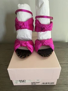 sophia webster violette sandal 38.5 fushia and leopard - Picture 1 of 5