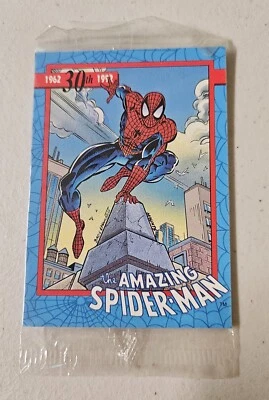 Amazing Spider-Man 1992 30 aniversario (sellado) juego de tarjetas promocionales #SM-1-SM-5 Foto 1 de 2