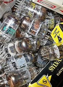 5 Strong USA Made 12AT7 - ECC81 Tubes - Assorted USA Brands - AMPS - Picture 1 of 2