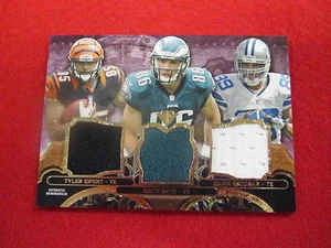 2013 Triple Threads Tyler Eifert Zach Ertz Gavin Escobar triple jersey # 5/27 - Picture 1 of 1