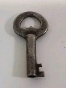 Vintage kleiner Stahl Skelett Schlüsselschrank/ Uhr 29mm Hohllauf voll vermessen - Bild 1 von 7
