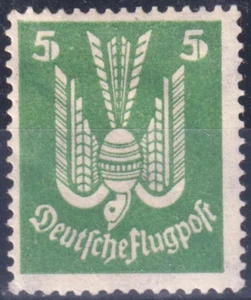 Deutsches Reich Mi.Nr. 344 Y "Holztaube" ungebraucht mit Falz * 1924 - Bild 1 von 2