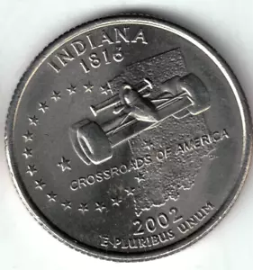USA - 2002P - Washington ¼ $ - Indiana - Crisp! - #20104 - Picture 1 of 2