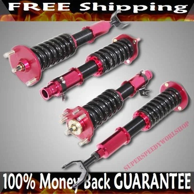 Kit inferior de suspensión Coilover completo con amortiguador ajustable 30 para Honda Prelude 1992-2001 Foto 1 de 4