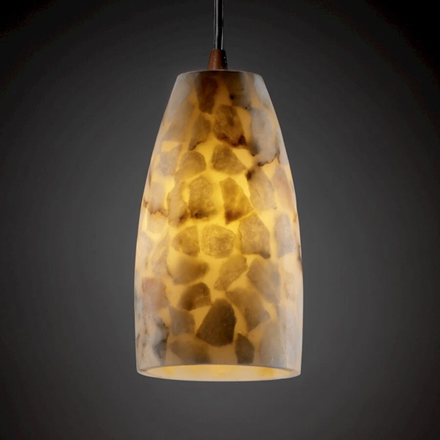 Pedras de alabastro Justice Design! Pingente SM 1-LT alto BZ - ALR-8816-28-DBRZ - Imagem 1 de 1