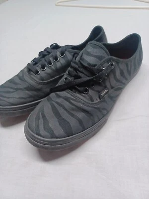 Mujer + Hombre Vans Zapatillas Negro Estampado Cebra Talla Hombre 8 Mujer 9.5  Foto 1 de 4