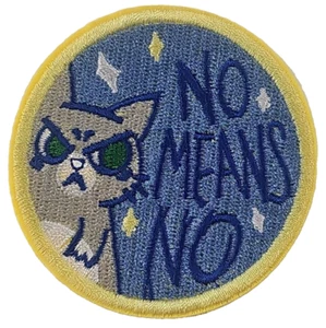 No Means No - Embroidered Patch - Picture 1 of 2