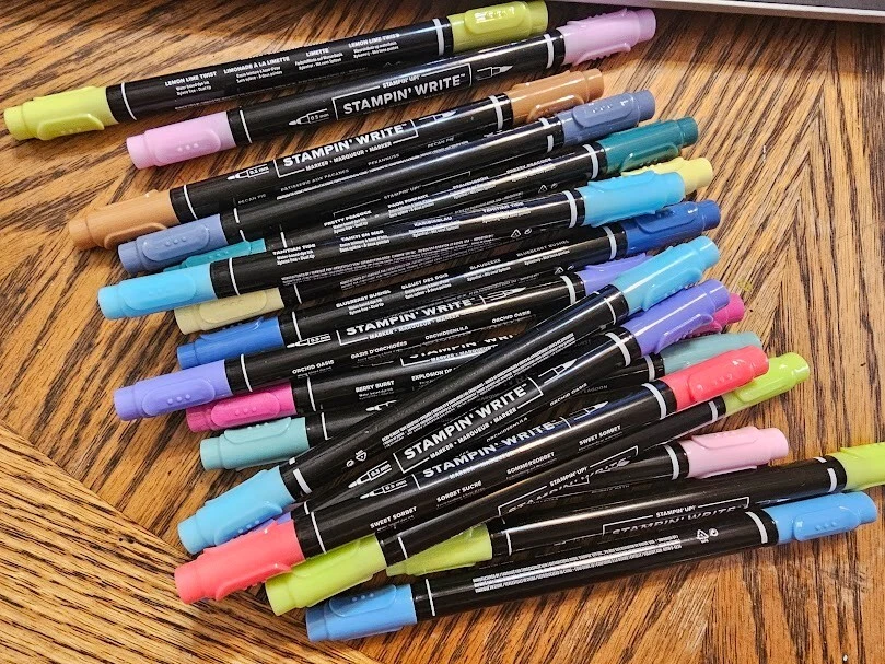 Stampin' UP! Stampin' Write Markers 全新风格子弹端/BRUSH END 选择颜色 — 第 1/1 张图片