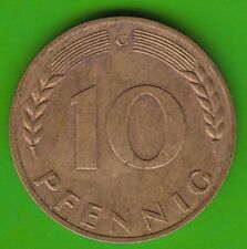BRD 10 Pfennig 1967 G sehr schön seltene Ausgabe nswleipzig