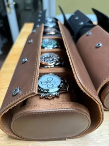 Watch Roll Case (3 Slots) Premium Quality - Picture 1 of 5