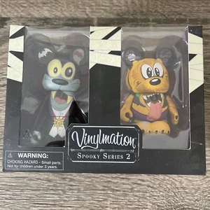 GOOFY as DRACULA PLUTO as WEREWOLF Spooky Series 2 Disney 3" Vinylmation Pack - Picture 1 of 6
