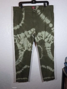 Levi's XX Herren Chino Standard Taper Hose Größe 36x30 normale Passform grün Batik - Bild 1 von 5