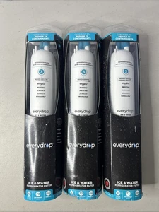 3 Everydrop Refrigerator Ice & Water Filter #3 Filtration New - Picture 1 of 6