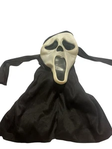 Máscara facial Scream Ghost con sudario divertido mundo disfraz de Halloween - Imagen 1 de 8