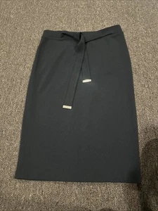 Calvin Klein Black Skirt Gold Accent Belt - Picture 1 of 6
