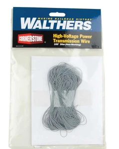 NEW HO Walthers #933-3344 100' 30m High Voltage Power Transmission 'Wire' - Picture 1 of 3