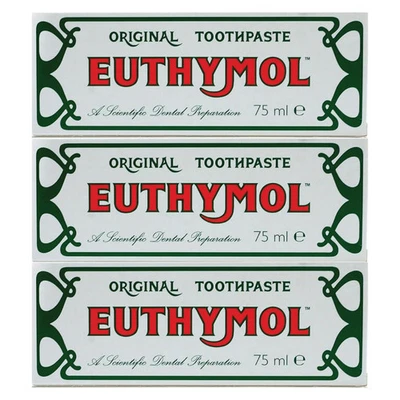 Pasta de dientes Euthymol Original 75 ml - PACK DE 3 Foto 1 de 4
