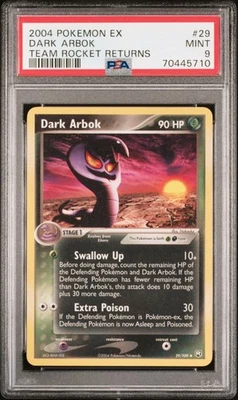 Dark Arbok 29 Team Rocket Returns Pokemon Ex Team Rocket Returns PSA 9 - Image 1 of 2