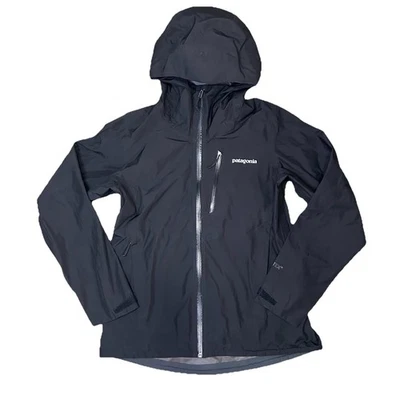 Patagonia Gore-Tex Plus Black Jacket Women’s Medium Winter Rain Snow Paclite - Image 1 of 4