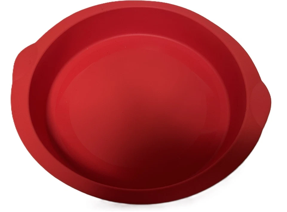 Tupperware Silikon Backform Springform 4523A-1 rot Neu 26 cm Innen-⌀ 5,5 cm hoch - Bild 1 von 1