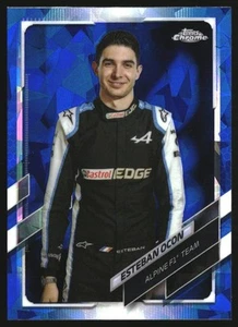 Esteban Ocon 2021 Topps Chrome Sapphire Formula 1 #10 Alpine F1 Team - Bild 1 von 3