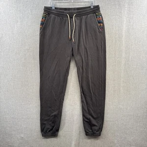 Howler Bros Mellow Mono Sweatpants Mens Large Gray Aztec Southwestern Lounge* - Picture 1 of 16