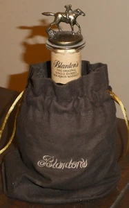 Leere Blanton's Flasche Bourbon Whiskey "S" Stopfen und Tasche!! - Bild 1 von 5