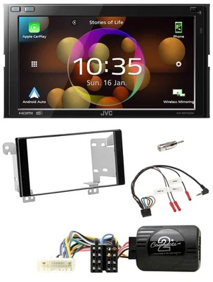 JVC DAB Lenkrad 2DIN Bluetooth USB Autoradio für Subaru ForesterSJ Impreza XV - Bild 1 von 4