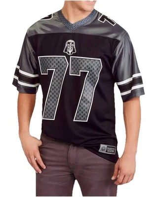 Camiseta de fútbol Darth Vader para niños grandes talla grande negra y gris  Foto 1 de 4