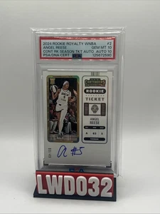 2024 Rookie Royalty Angel Reese Season Ticket Auto /49 - Bild 1 von 4