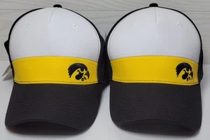 Iowa Hawkeye Sombrero Lote De 2 Bordados Snapback Ajustable Nuevo - Imagen 1 de 4